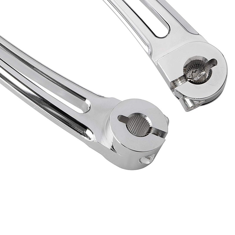 XMMT Motorcycle Chrome Heel Toe Shift Lever with Shifter Pegs for 1997-2023 Harley Touring Models FLT FLHX FLHT FLHR FLTR FLHTCUTG - Image 3